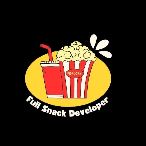 full snack developer tshirt